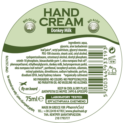 Hand Cream Donkey Milk 75ml - Image 3