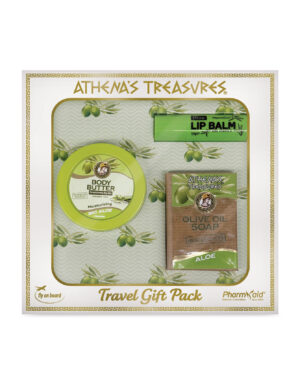 Travel Gift Pack 1A : Body Butter Aloe Vera 75ml - Soap Aloe Vera 100gr - Lip Balm Aloe Vera 3,5gr