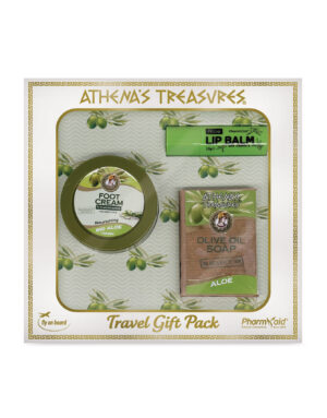 Travel Gift Pack 1C : Foot Cream Aloe Vera 75ml - Soap Aloe Vera 100gr - Lip Balm Aloe Vera 3,5gr