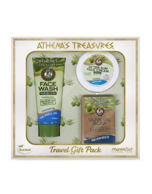 Travel Gift Pack 2D : Face Cream After Sun 75ml - Face Wash Tea Tree Oil 60ml - Soap Sea Weed 100gr