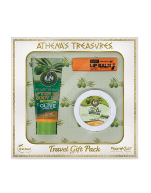 Travel Gift Pack 3D : Face Cream Hydrating 75ml - After Sun Body Gel Aloe Vera 65ml - Lip Balm Exotic Fruits 3,5gr